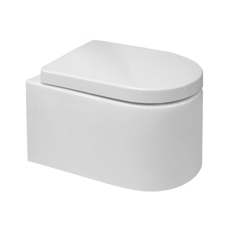 Obrázek k výrobku 21002 - WC závěsné kapotované, RIMLESS, 495x360x370, keramické, vč. sedátka CSS115S