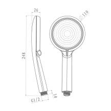 Obrázek k výrobku 22846 - Mereo CB565L ruční sprcha třípolohová kulatá
