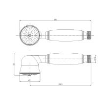 Obrázek k výrobku 22860 - Mereo CBL601S ruční sprcha pro CBL 601, CBL 901