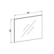 Mereo CN690 zrcadlo 60x80x2 cm