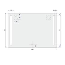 Obrázek k výrobku 24217 - Mereo CN695 zrcadlo 100x70 cm s LED osvětlením