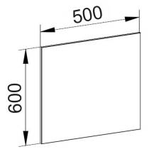 Obrázek k výrobku 24232 - Mereo CN704 zrcadlo 50x60x2 cm