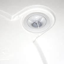 Obrázek k výrobku 24341 - Mereo CV35CS čtvercová sprchová vanička s oblým krytem sif., 90x90x3 cm, bez nožiček, litý mramor