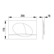 Obrázek k výrobku 22863 - Mereo MM11 Nova ovládací tlačítko, černá