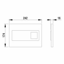 Obrázek k výrobku 22877 - Mereo MM30 Star ovládací tlačítko, bílá