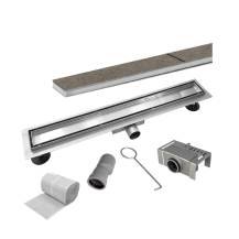 Mereo Tile CZ134 odtokový sprchový žlab 50 cm, vč. roštu