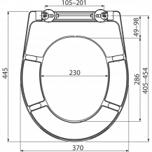 Alca Plast A604 SOFTCLOSE sedátko 1