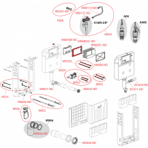 Alca Plast AM115/1000 Renovmodul pro wc  5