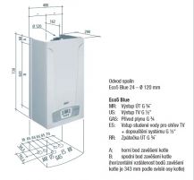 BAXI ECO5 Blue 24 plynový kotel 1