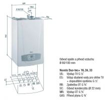 BAXI NUVOLA DUO-Tec+ kondenzační kotel