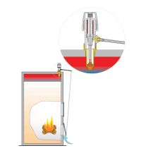 Obrázek k výrobku 22498 - CALEFFI 529 regulátor tahu kotle 3/4"