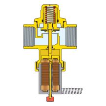 Obrázek k výrobku 22780 - CALEFFI 543 termostatický pojištovací ventil 3/4"