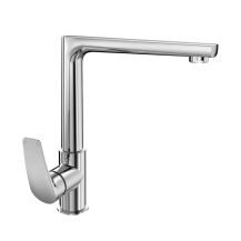 Obrázek k výrobku 20999 - Dřezová stojánková baterie, Eve, s plochým ramínkem nad pákou, výška 273 mm, chrom