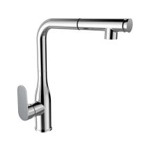 Obrázek k výrobku 21070 - Dřezová stojánková baterie, Viana, s výsuvnou 2-polohovou sprchou, chrom