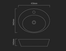 EGGS umyvadlo na desku