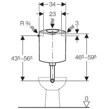 GEBERIT AP116 nádrž spalchovací  3