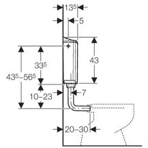 GEBERIT AP116 nádrž spalchovací 1