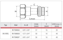 Obrázek k výrobku 20664 - Giacomini R173 nastavitelné prodloužení
