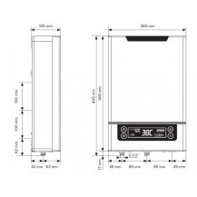 Obrázek k výrobku 20885 - HAKL 3K DL průtokový ohřívač vody