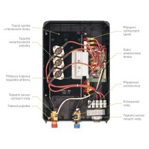 Obrázek k výrobku 20885 - HAKL 3K DL průtokový ohřívač vody
