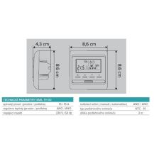 Obrázek k výrobku 20893 - HAKL TH 600 digitální termostat (HATH600)