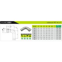 Obrázek k výrobku 22127 - INOXPRESS X001 oblouk MF
