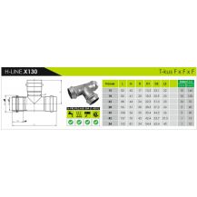 Obrázek k výrobku 22132 - INOXPRESS X130 T-kus