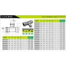 Obrázek k výrobku 22131 - INOXPRESS X131 T-kus redukovaný