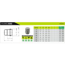 Obrázek k výrobku 22126 - INOXPRESS X302 víčko