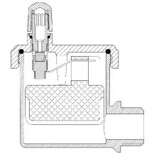 Obrázek k výrobku 17289 - ITAP 364 odvzdušňovací ventil automatatický rohový