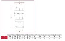 Obrázek k výrobku 22118 - ITAP-FIT 610 přechod vnitřní