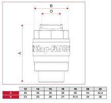 Obrázek k výrobku 22153 - ITAP-FIT 625 zátka