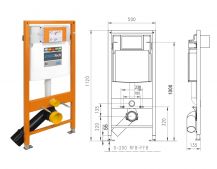 JOMOTech SLK Plus modul do sádrokartonu 3v1 černá