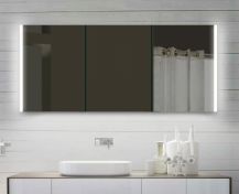 LOTUS zrcadlová skříňka s LED osvětlením  7