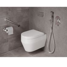 Obrázek k výrobku 21025 - Mereo Podomítková baterie s bidetovou sprchou, Dita, Mbox, hranatý kryt, chrom