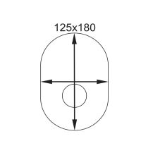 Obrázek k výrobku 21144 - Mereo Podomítková baterie s bidetovou sprchou, Eve, Mbox, oválný kryt, chrom