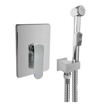 Obrázek k výrobku 21056 - Mereo Podomítková baterie s bidetovou sprchou, Mada, Mbox, hranatý kryt, chrom