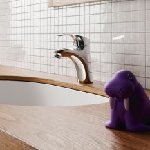 Obrázek k výrobku 21008 - Mereo Umyvadlová stojánková baterie, Sonáta,  s clic-clac CH03P, chrom