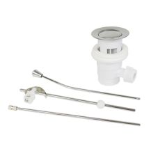 Obrázek k výrobku 21051 - Mereo Umyvadlová stojánková baterie, Sonáta, s výpustí, chrom