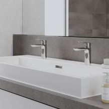 Obrázek k výrobku 21004 - Mereo Umyvadlová stojánková baterie, Viana, s clic-clac CH03VS, chrom