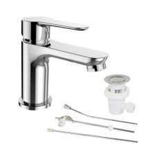 Obrázek k výrobku 21069 - Mereo Umyvadlová stojánková baterie, Zuna, s výpusti, chrom