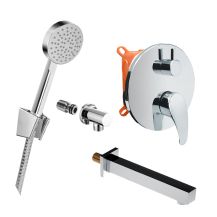 Obrázek k výrobku 21030 - Mereo Vanový set Sonáta s dvoucestnou podomítkovou bateríí