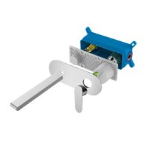 Obrázek k výrobku 21078 - Mereo Viana jednocestná podomítková baterie s ramínkem, s oválným krytem