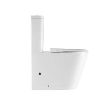 Obrázek k výrobku 22772 - Mereo WC kombi, vyvýšené, vario odpad, kapotované, Smart Flush RIMLESS, keramické vč. sedátka