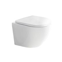 Obrázek k výrobku 21072 - Mereo WC závěsné kapotované, RIMLESS, 490x370x360, keramické, vč. sedátka CSS115SN