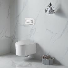 Obrázek k výrobku 21002 - Mereo WC závěsné kapotované, RIMLESS, 495x360x370, keramické, vč. sedátka CSS115SN