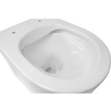 Obrázek k výrobku 21002 - Mereo WC závěsné kapotované, RIMLESS, 495x360x370, keramické, vč. sedátka CSS115SN