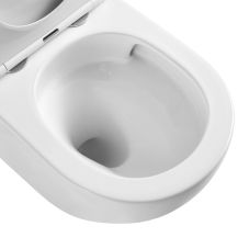 Obrázek k výrobku 21003 - Mereo WC závěsné kapotované, Smart Flush RIMLESS, 490x370x360, keramické, vč. sedátka CSS115SN