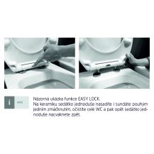 Obrázek k výrobku 20989 - Mereo WC závěsné, RIMLESS, 530x355x360, keramické, vč. sedátka CSS113S