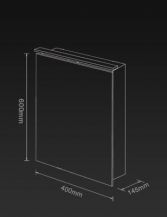 MONICA zrcadlová skříňka s LED osvětlením  3